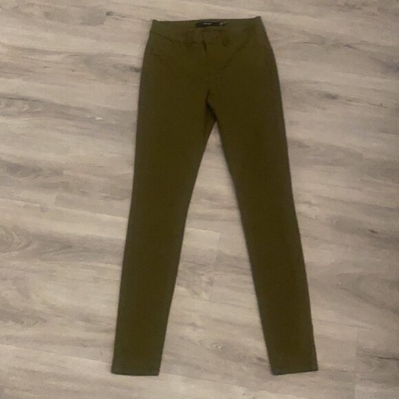 🏴 Vero Moda High waisted green skinny pants / jean size small - Picture 7 of 14